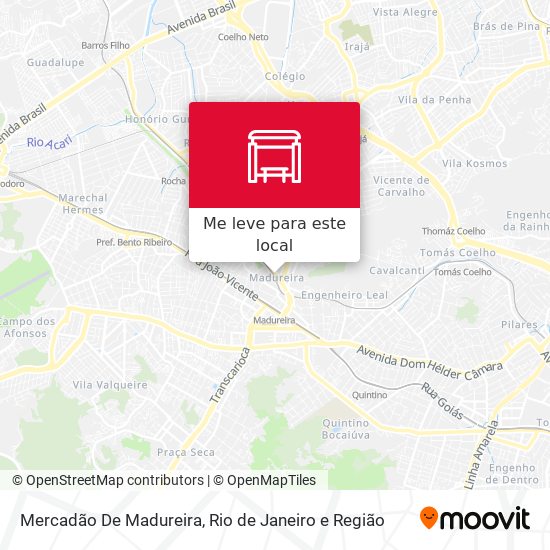 Mercadão De Madureira mapa