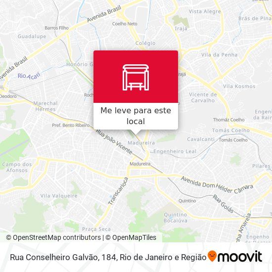 Rua Conselheiro Galvão, 184 mapa