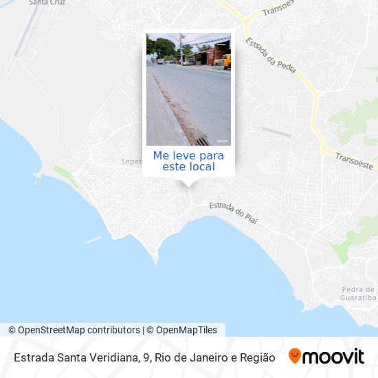 Estrada Santa Veridiana, 9 mapa