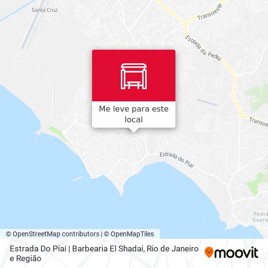 Estrada Do Piaí | Barbearia El Shadai mapa