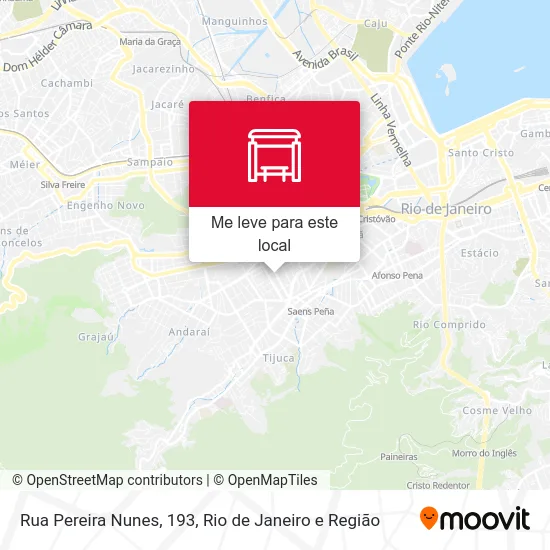 Rua Pereira Nunes, 193 mapa