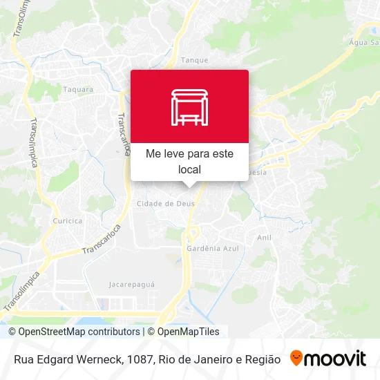 Rua Edgard Werneck, 1087 mapa