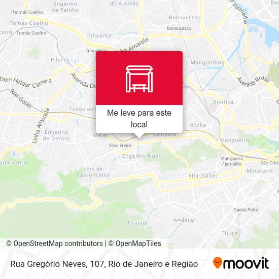 Rua Gregório Neves, 107 mapa