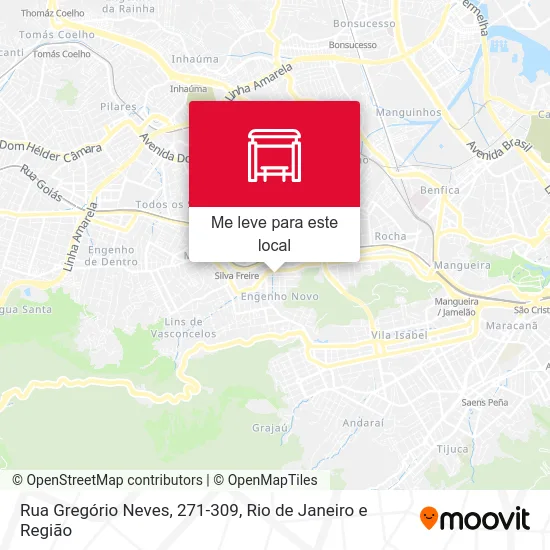 Rua Gregório Neves, 271-309 mapa