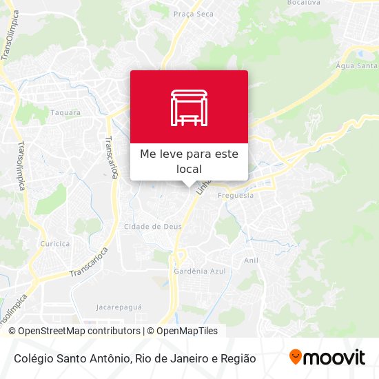 Colégio Santo Antônio mapa