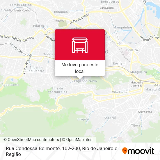 Rua Condessa Belmonte, 102-200 mapa