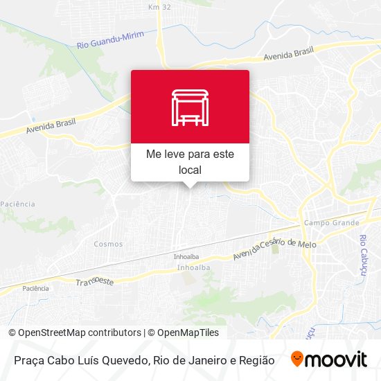 Praça Cabo Luís Quevedo mapa