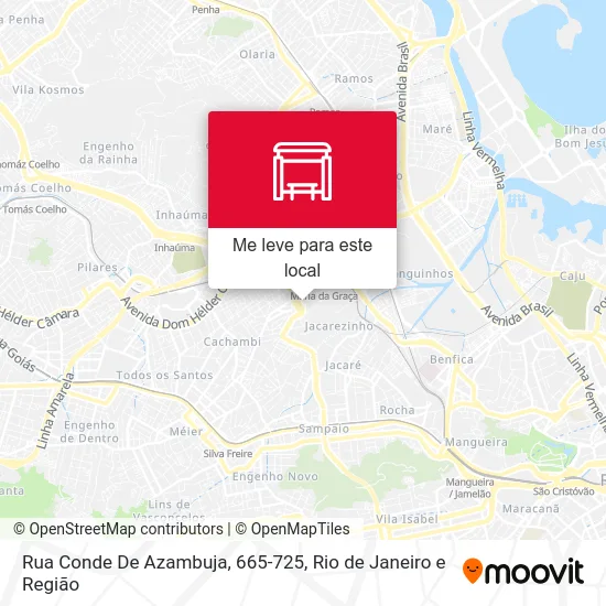 Rua Conde De Azambuja, 665-725 mapa