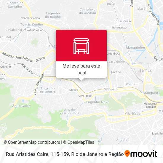 Rua Aristides Caire, 115-159 mapa