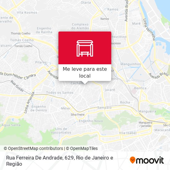 Rua Ferreira De Andrade, 629 mapa