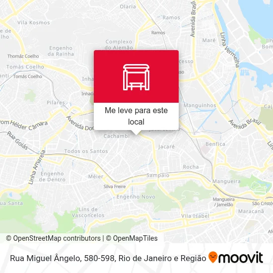 Rua Miguel Ângelo, 580-598 mapa