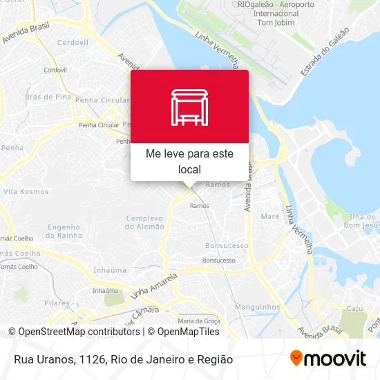Rua Uranos, 1126 mapa