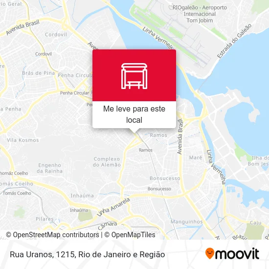 Rua Uranos, 1215 mapa