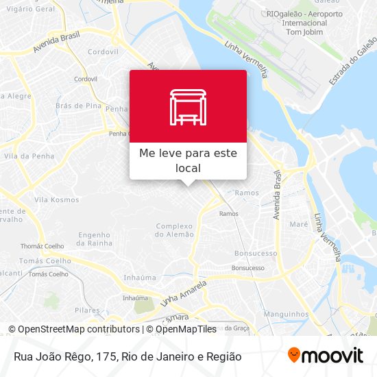 Rua João Rêgo, 175 mapa