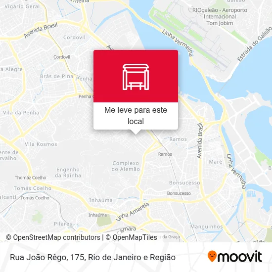 Rua João Rêgo, 175 mapa