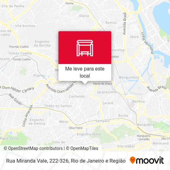 Rua Miranda Vale, 222-326 mapa