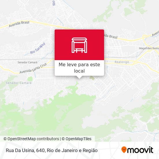 Rua Da Usina, 640 mapa