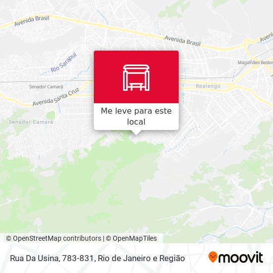 Rua Da Usina, 783-831 mapa