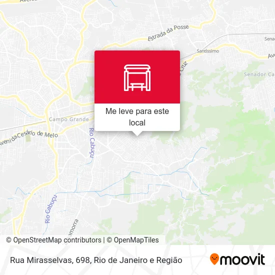 Rua Mirasselvas, 698 mapa