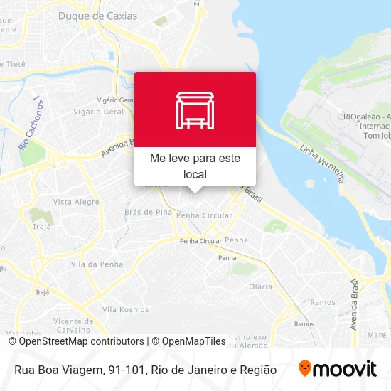 Rua Boa Viagem, 91-101 mapa