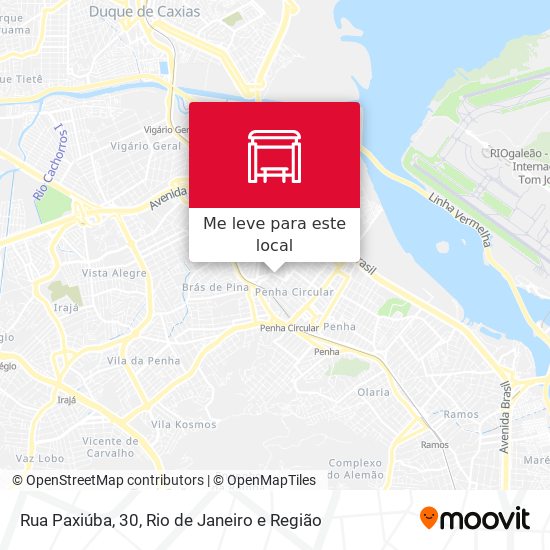 Rua Paxiúba, 30 mapa