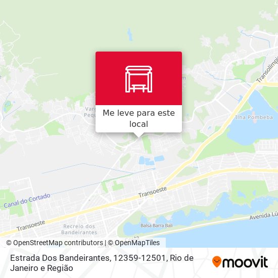 Estrada Dos Bandeirantes, 12359-12501 mapa