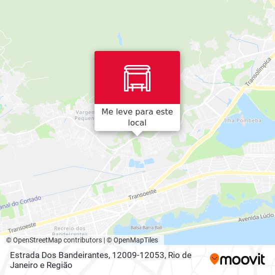 Estrada Dos Bandeirantes, 12009-12053 mapa