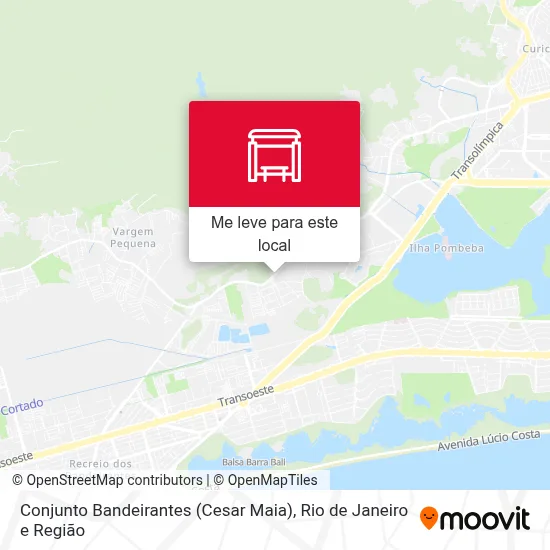 Conjunto Bandeirantes (Cesar Maia) mapa
