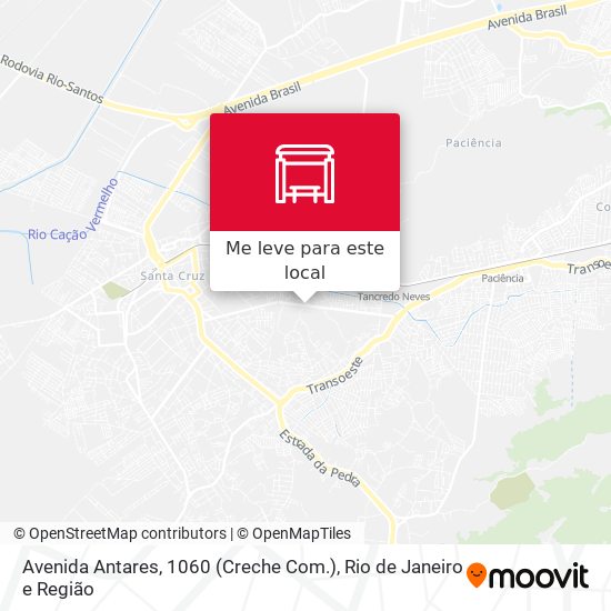 Avenida Antares, 1060 (Creche Com.) mapa