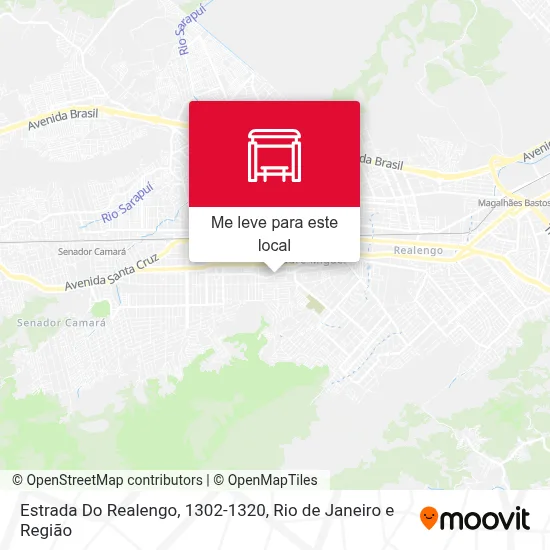 Estrada Do Realengo, 1302-1320 mapa