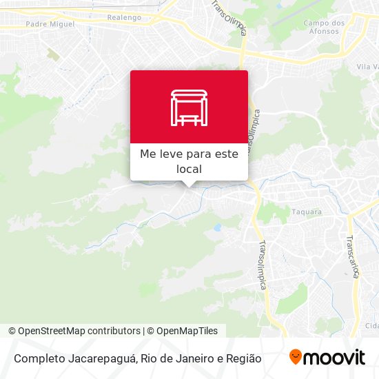 Completo Jacarepaguá mapa