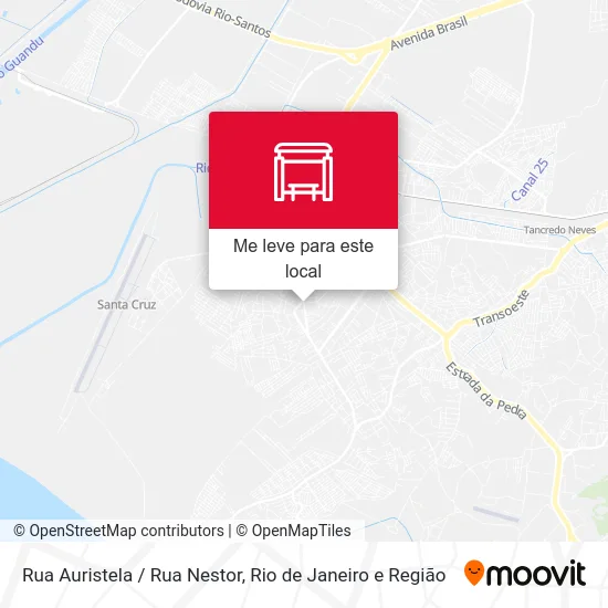 Rua Auristela / Rua Nestor mapa