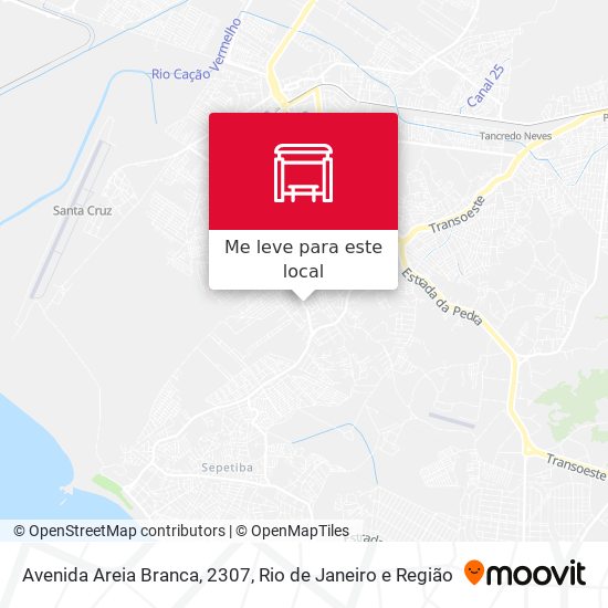 Avenida Areia Branca, 2307 mapa
