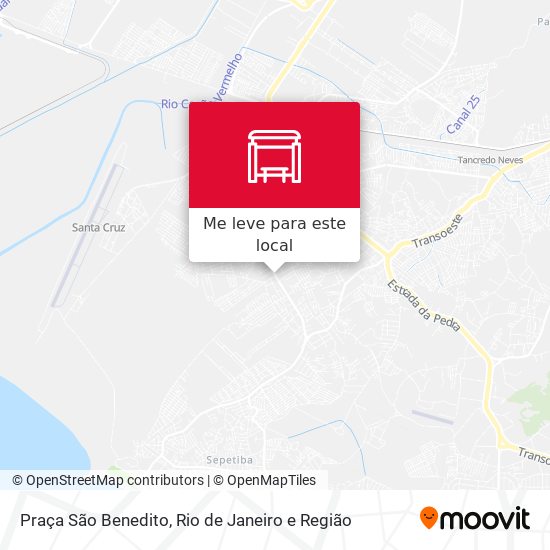 Praça São Benedito mapa