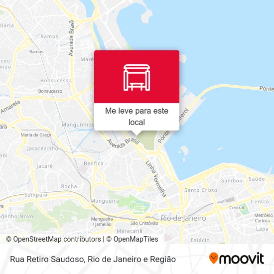 Rua Retiro Saudoso mapa