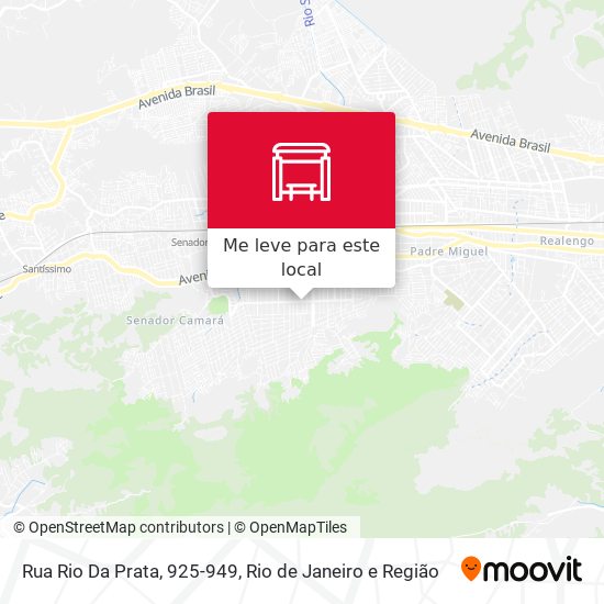 Rua Rio Da Prata, 925-949 mapa