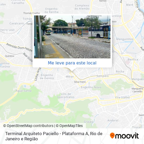 Terminal Arquiteto Paciello - Plataforma A mapa