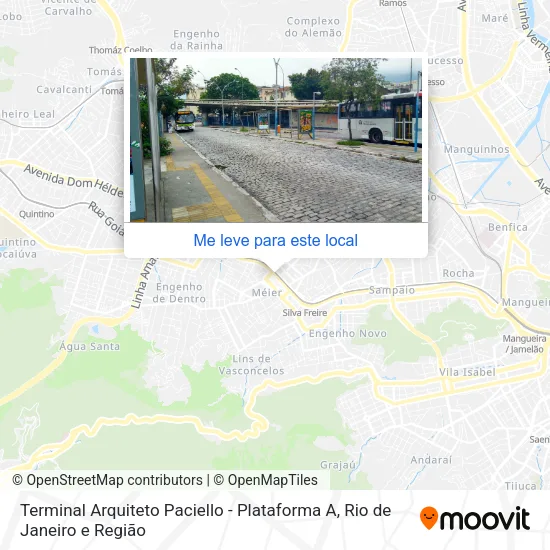 Terminal Arquiteto Paciello - Plataforma A mapa