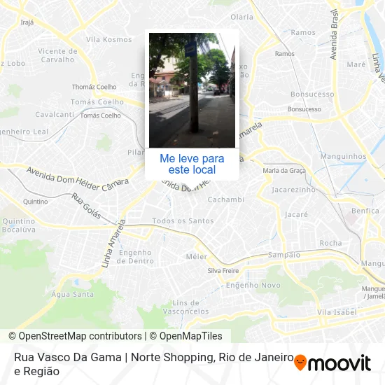 Rua Vasco Da Gama | Norte Shopping mapa