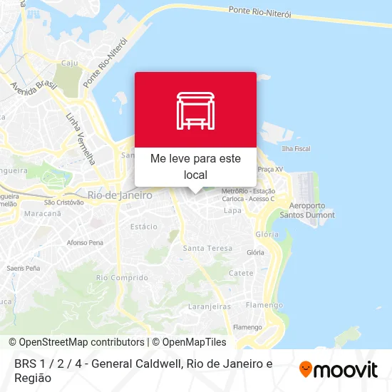 BRS 1 / 2 / 4 - General Caldwell mapa