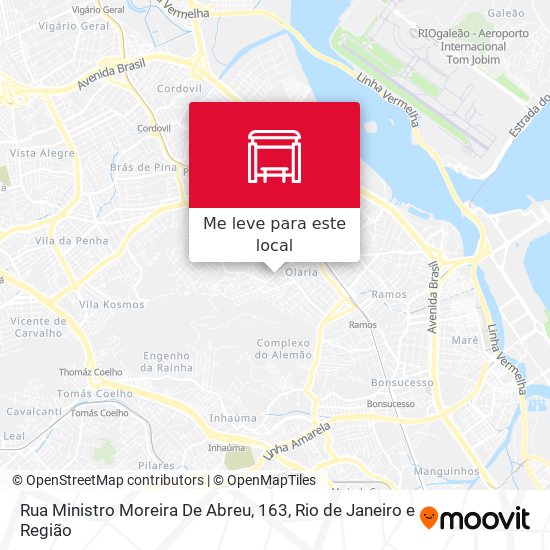 Rua Ministro Moreira De Abreu, 163 mapa