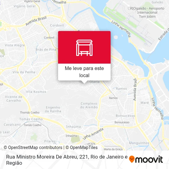 Rua Ministro Moreira De Abreu, 221 mapa