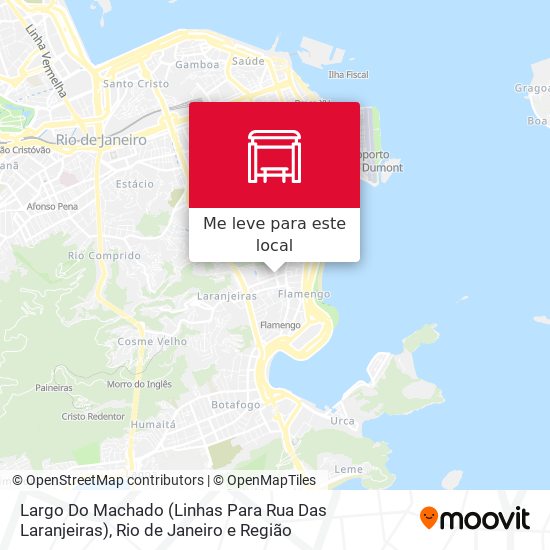Largo Do Machado (Linhas Para Rua Das Laranjeiras) mapa