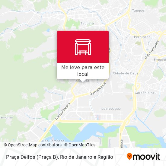 Praça Delfos (Praça B) mapa