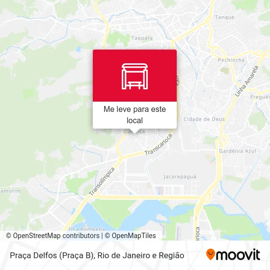 Praça Delfos (Praça B) mapa