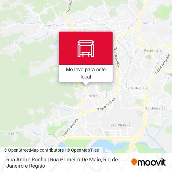 Rua André Rocha | Rua Primeiro De Maio mapa