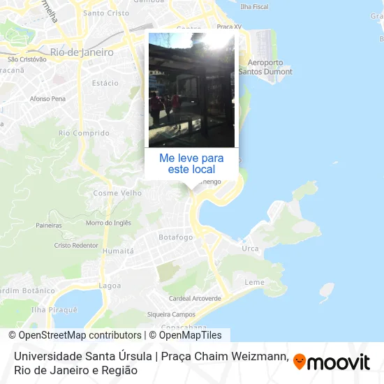 Universidade Santa Úrsula | Praça Chaim Weizmann mapa