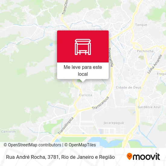 Rua André Rocha, 3781 mapa