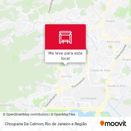 Choupana Da Calmon mapa