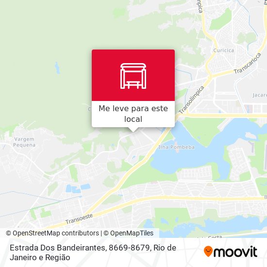 Estrada Dos Bandeirantes, 8669-8679 mapa